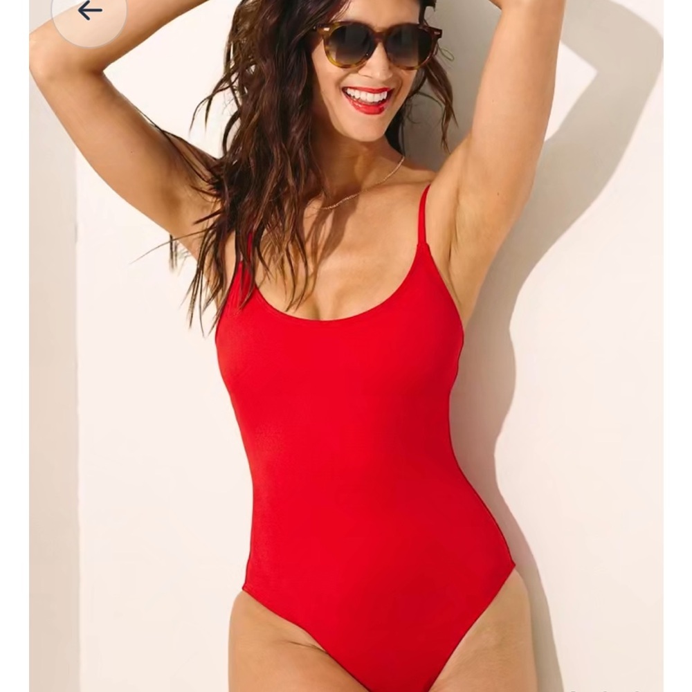 NWT Andie Amalfi Swimsuit MT Red